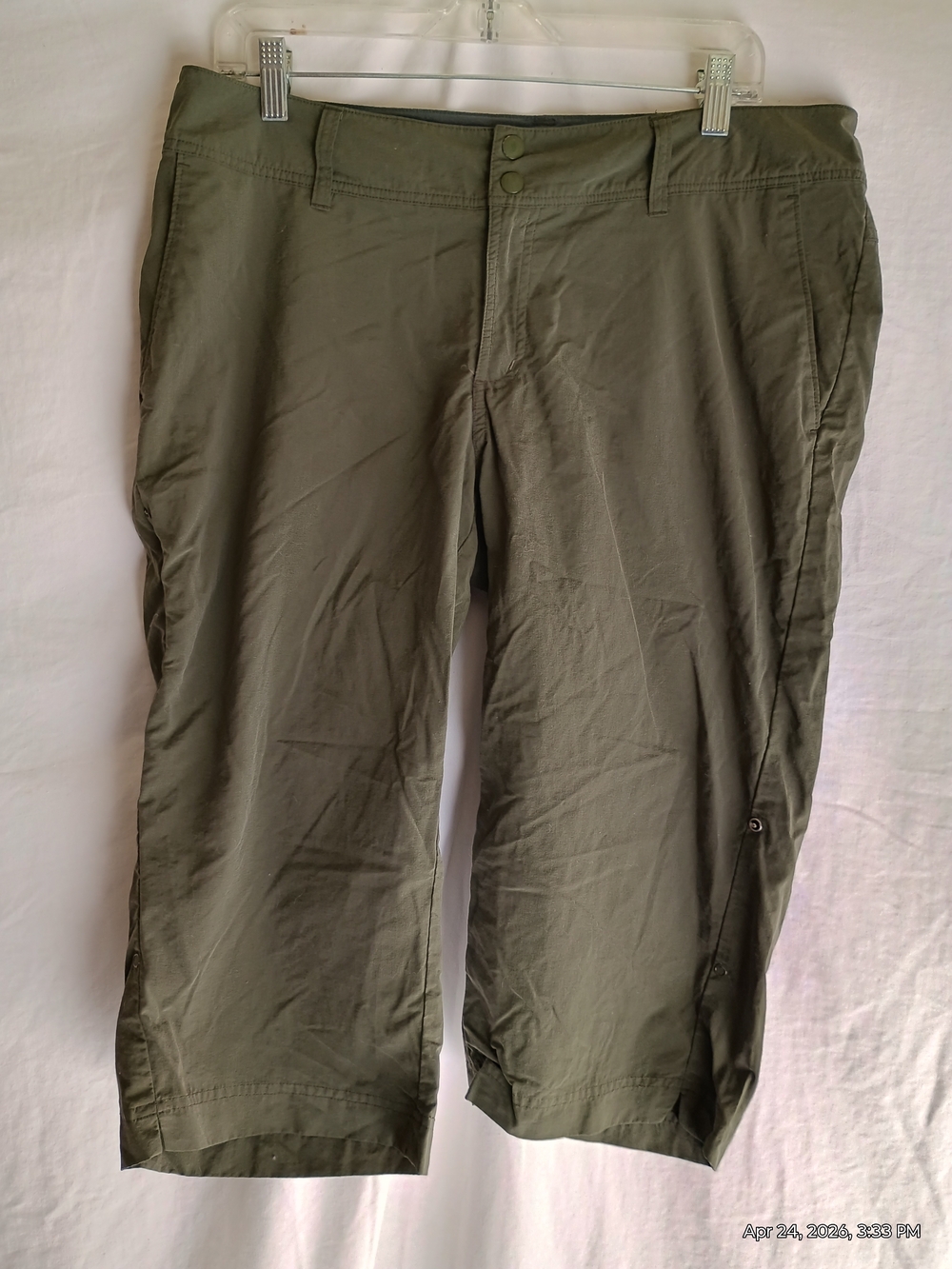 Exofficio Olive Green Women's Cargo Shorts